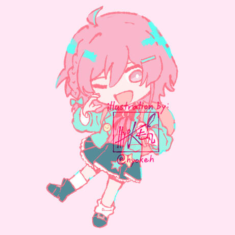 Chibi Pastel Pink